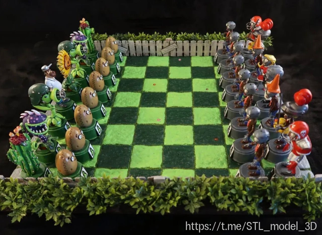 PLANTS X ZOMBIES CHESS