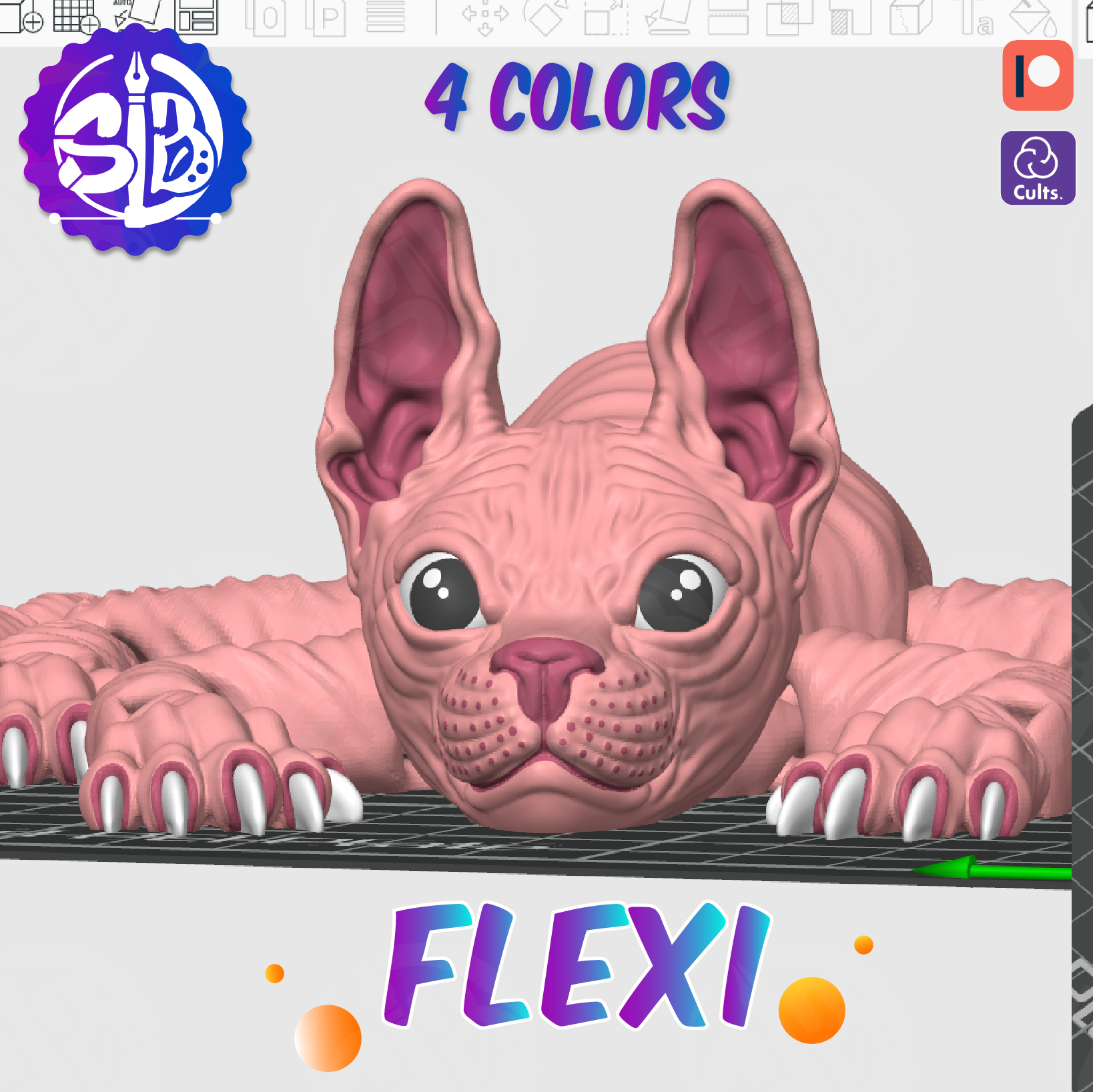 Gato Egípcio Articulado