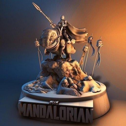 mandalorian diorama