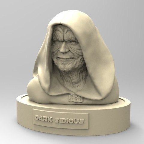 Dark Sidious Bust