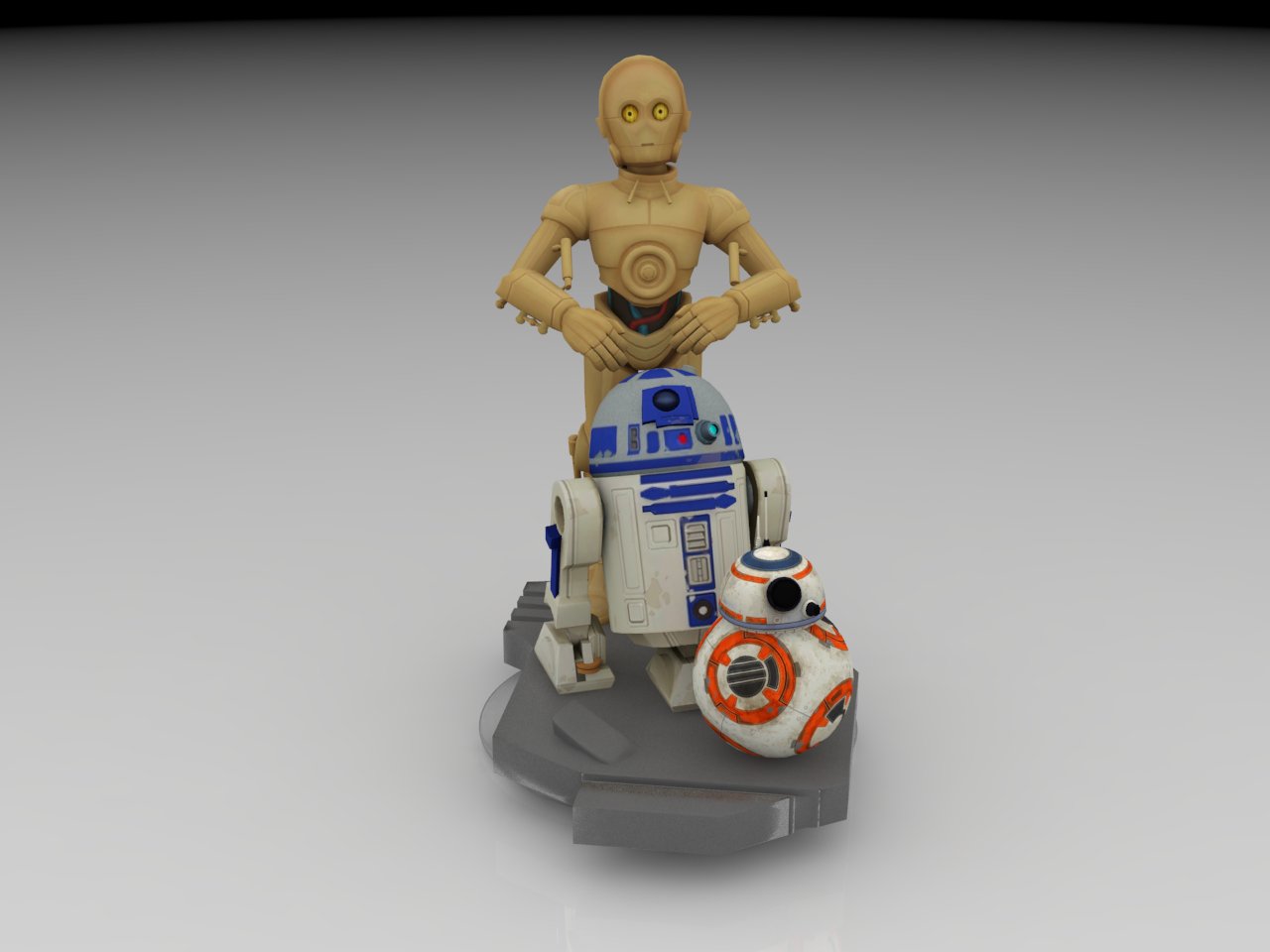 3d print Droids combo