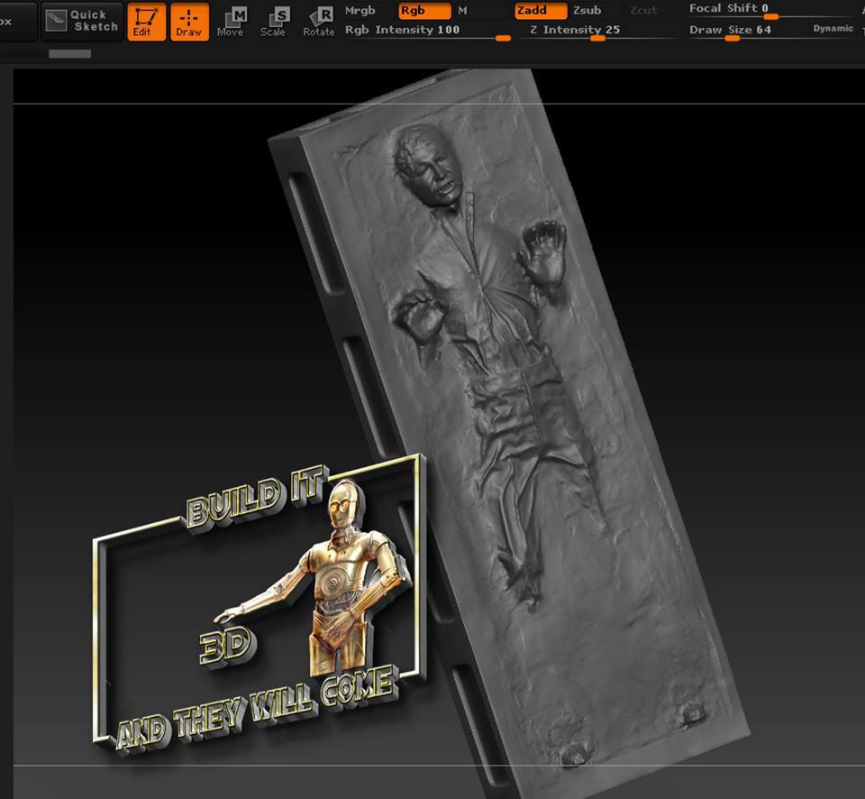 Han Solo In Carbonite from build it and they will come