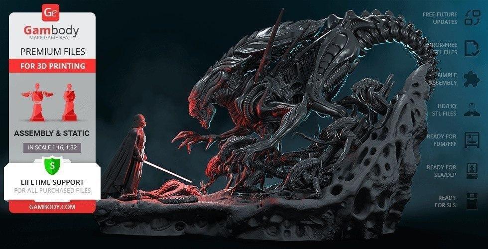 Alien Queen vs Darth Vader (repack)