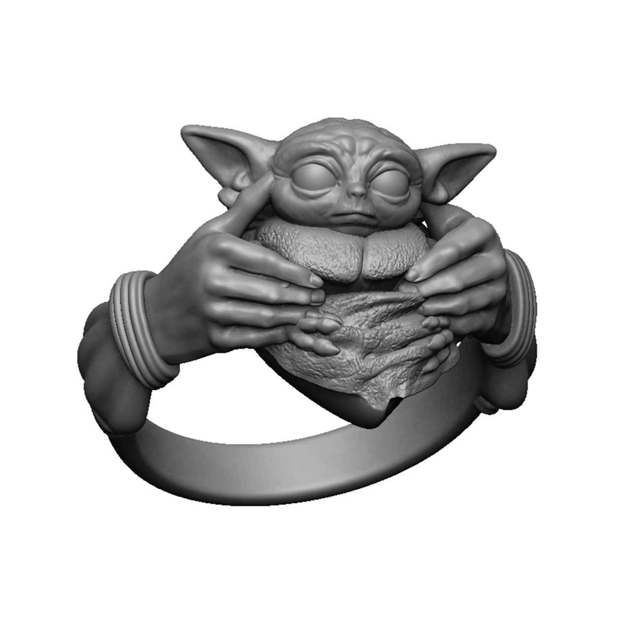 Baby yoda ring