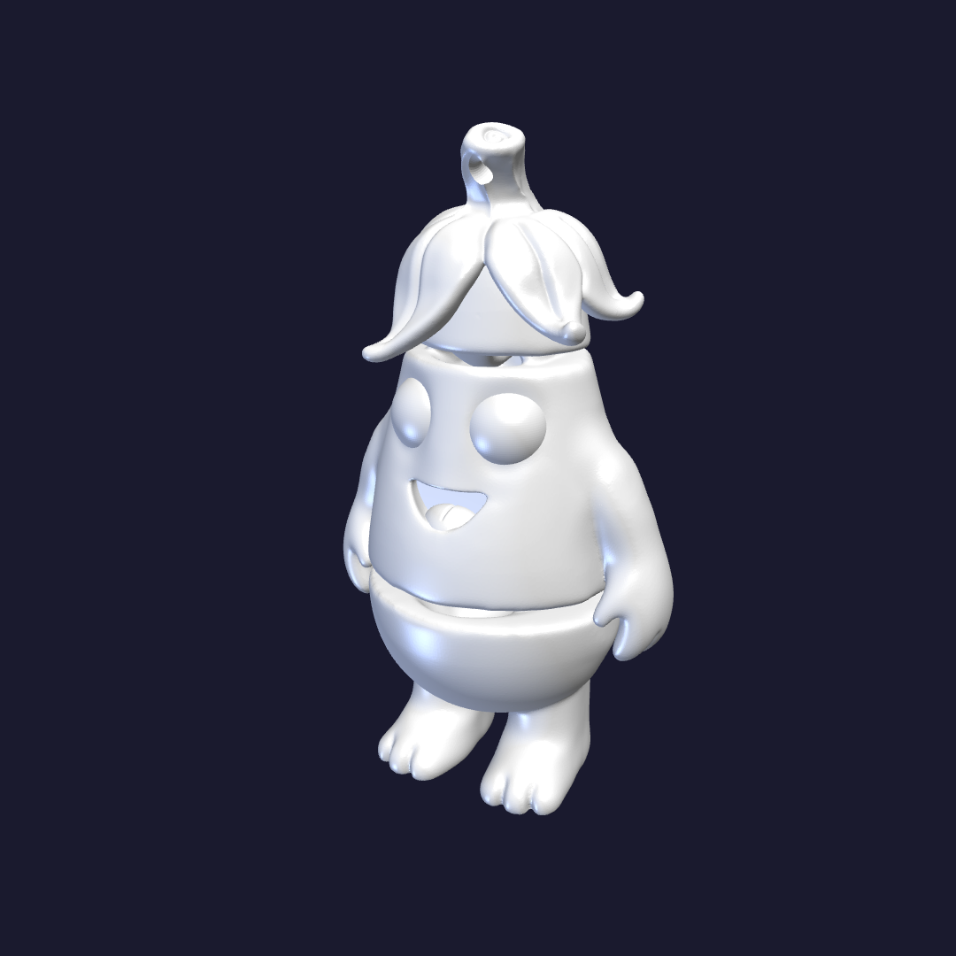 Egg Plant Pal _Keychain