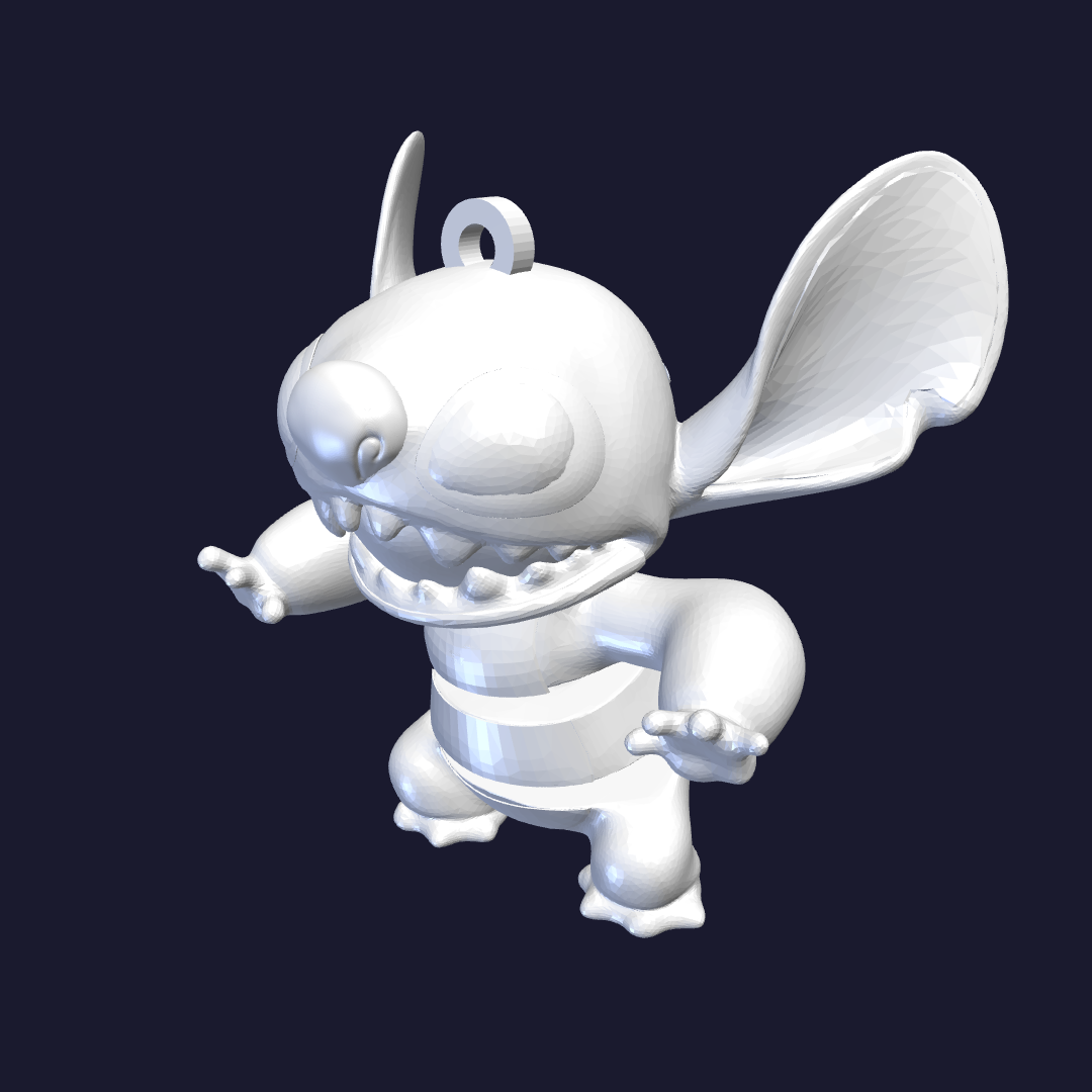 John Munoz Stitch Keychain