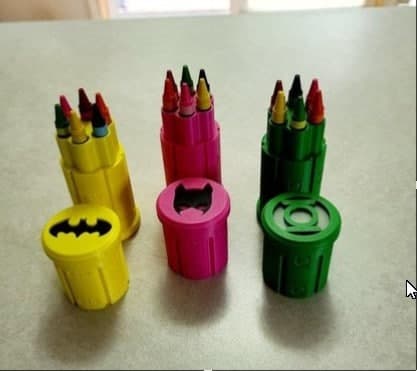 Crayon capsules