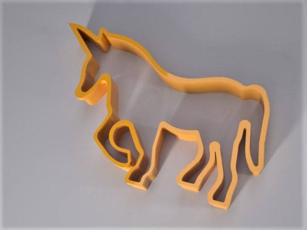Unicorn cookie cutter