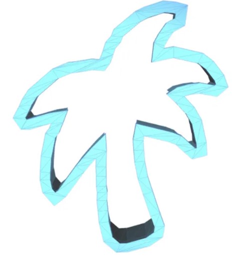 Palm Tree cookie cutter