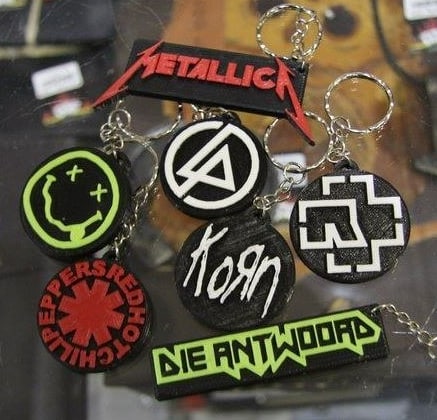 Rock Bands Keychains