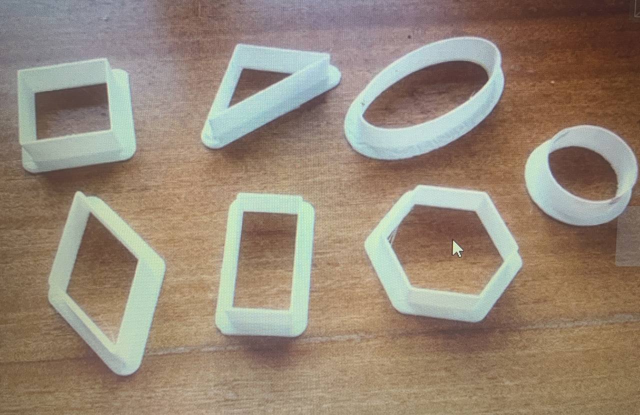 Simple geometric cookie cutter