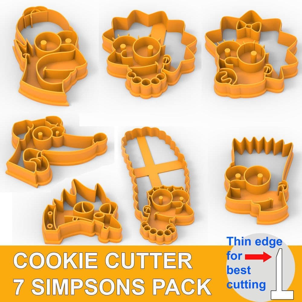Simpsons cookie cutters