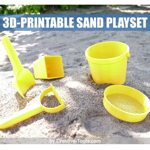 Printable Sand Playset