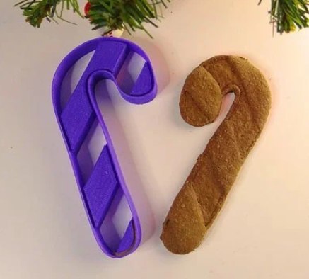 Christmas Cane cookie cutter