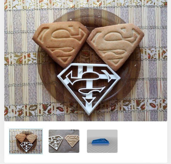 Superman cookie cutter