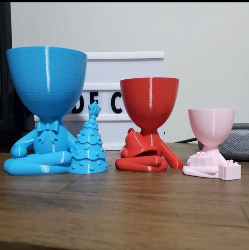 Christmas vases