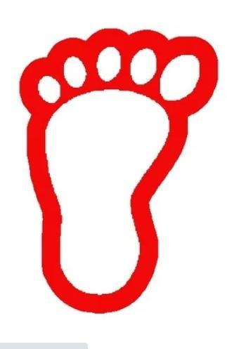 Foot Feet cookie cutter
