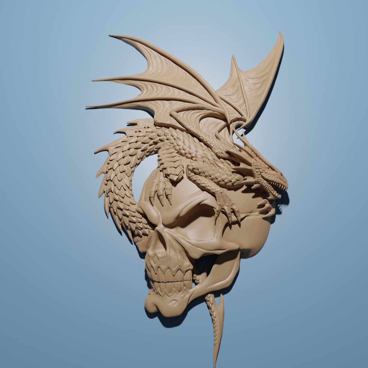 Frame Dragon Skull