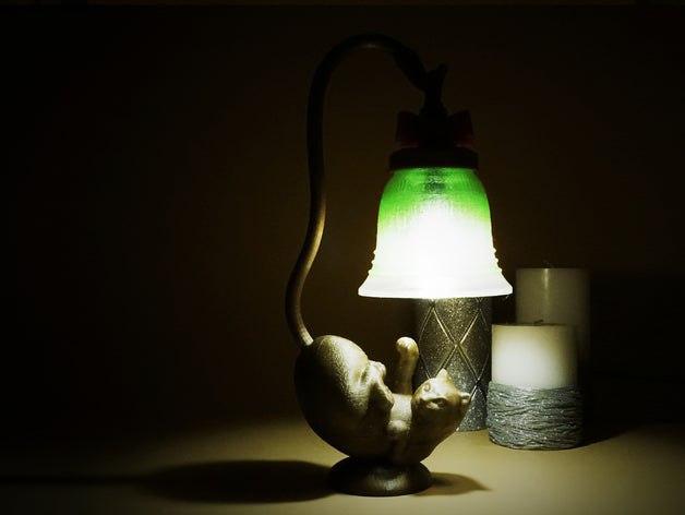 Cat lamp