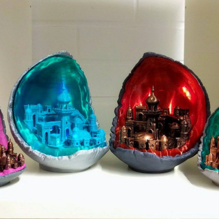 Moon City Lamp