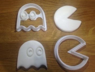 Pacman cookie cutter