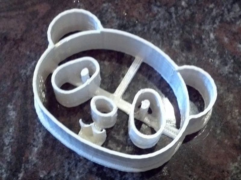 Panda cookie cutter