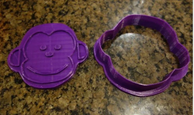 Monkey cookie cutter