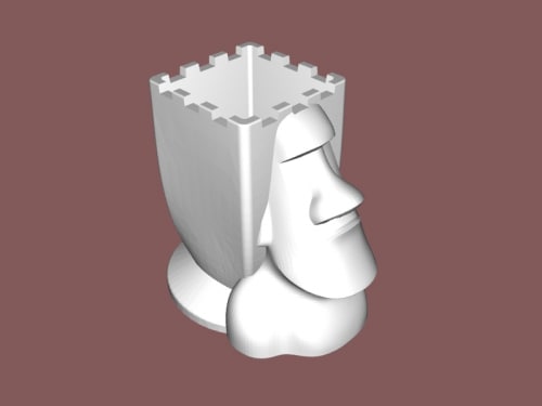 Moai flowerpot