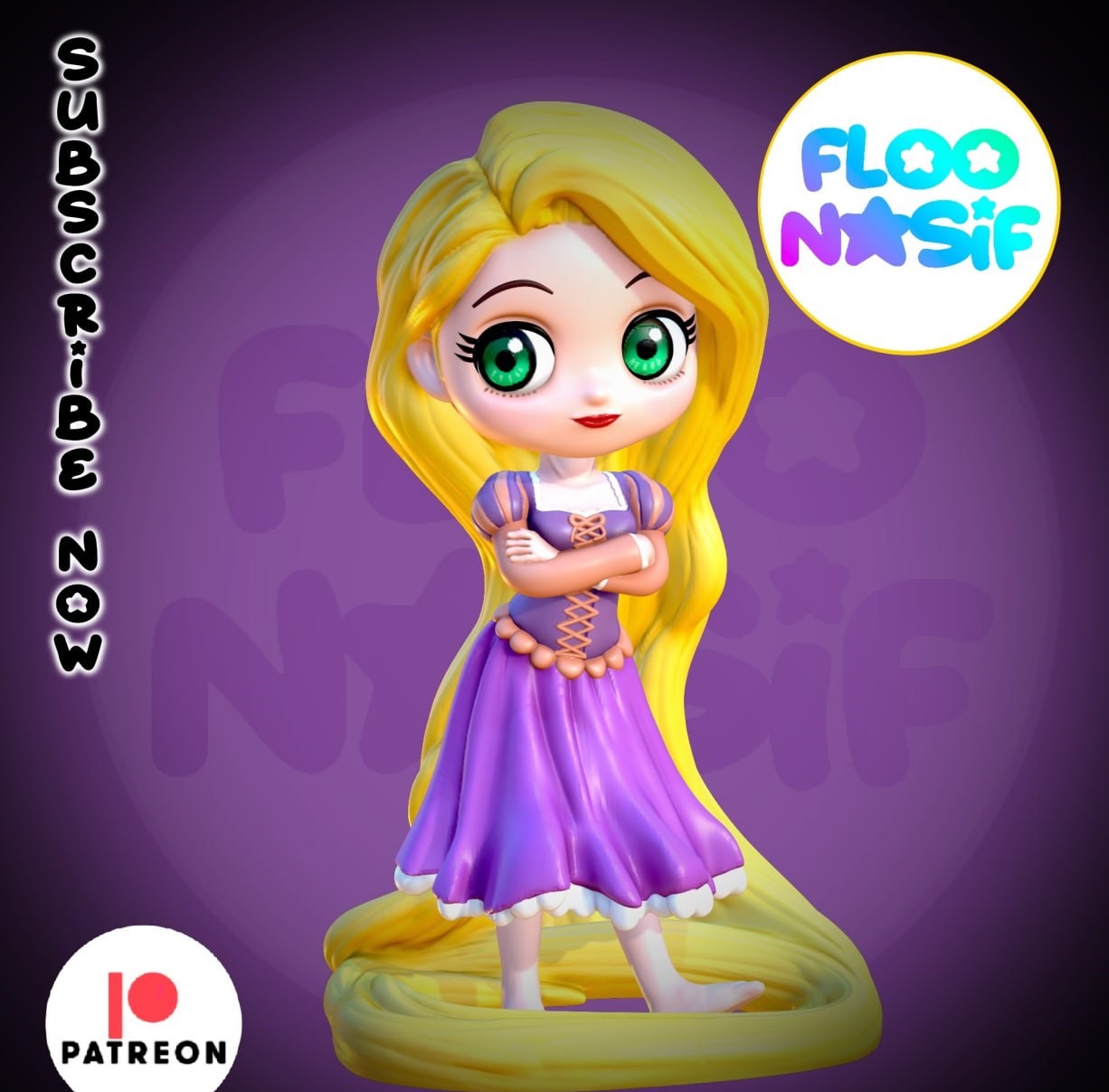 Rapunzel Cute Small