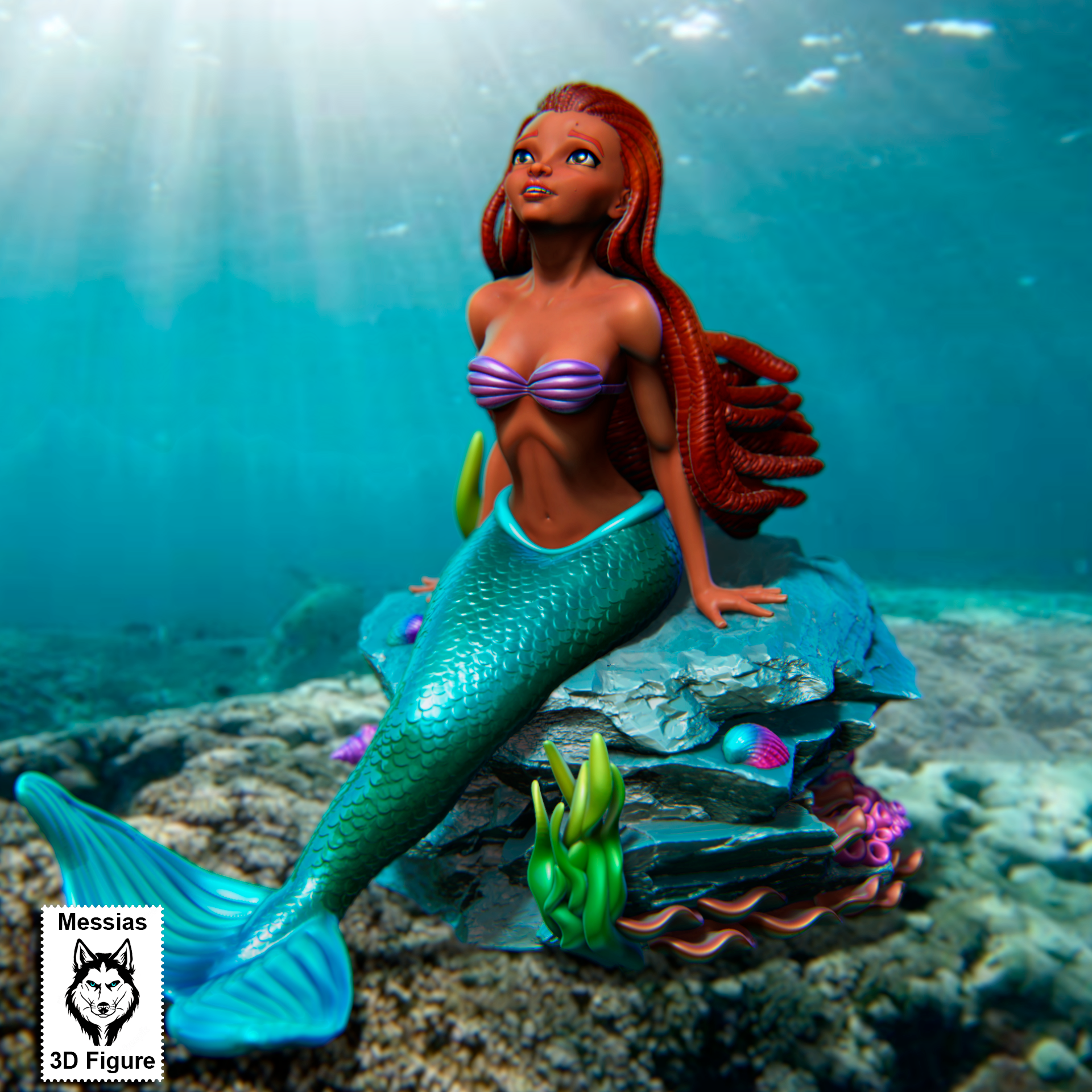 Little Mermaid With Dreadlocks