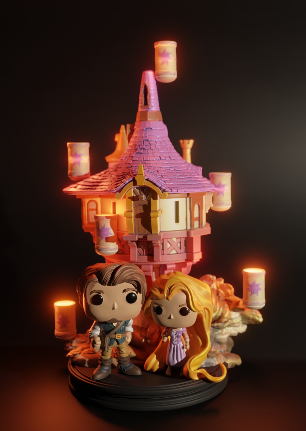 Rapunzel Chibi With Prince
