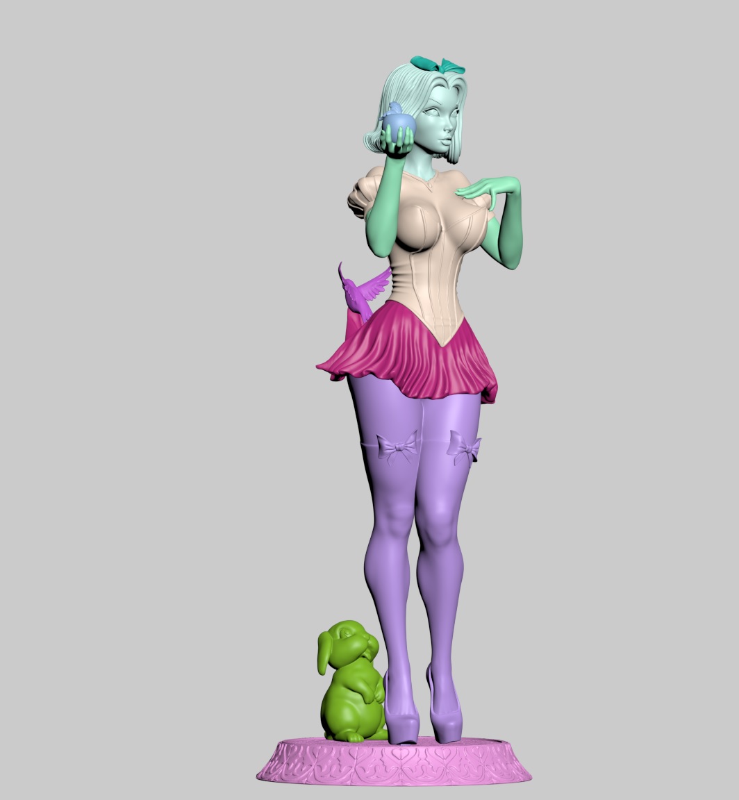 Snow white With Rabbit Under Skirt +NSFW