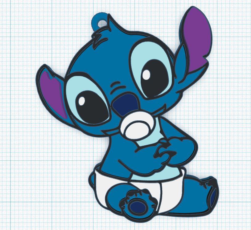 Keychain Baby Stitch