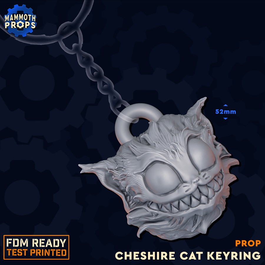 Cheshire Cat Keyring