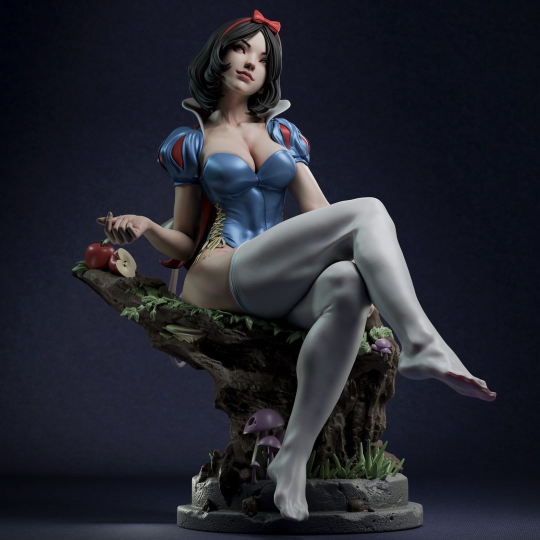 Snow White Sitting