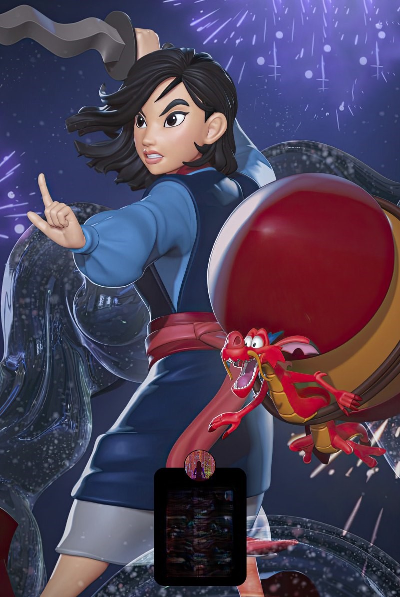 Mulan Diorama And Bust