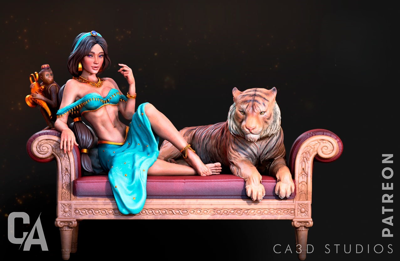 Jasmine With Tiger