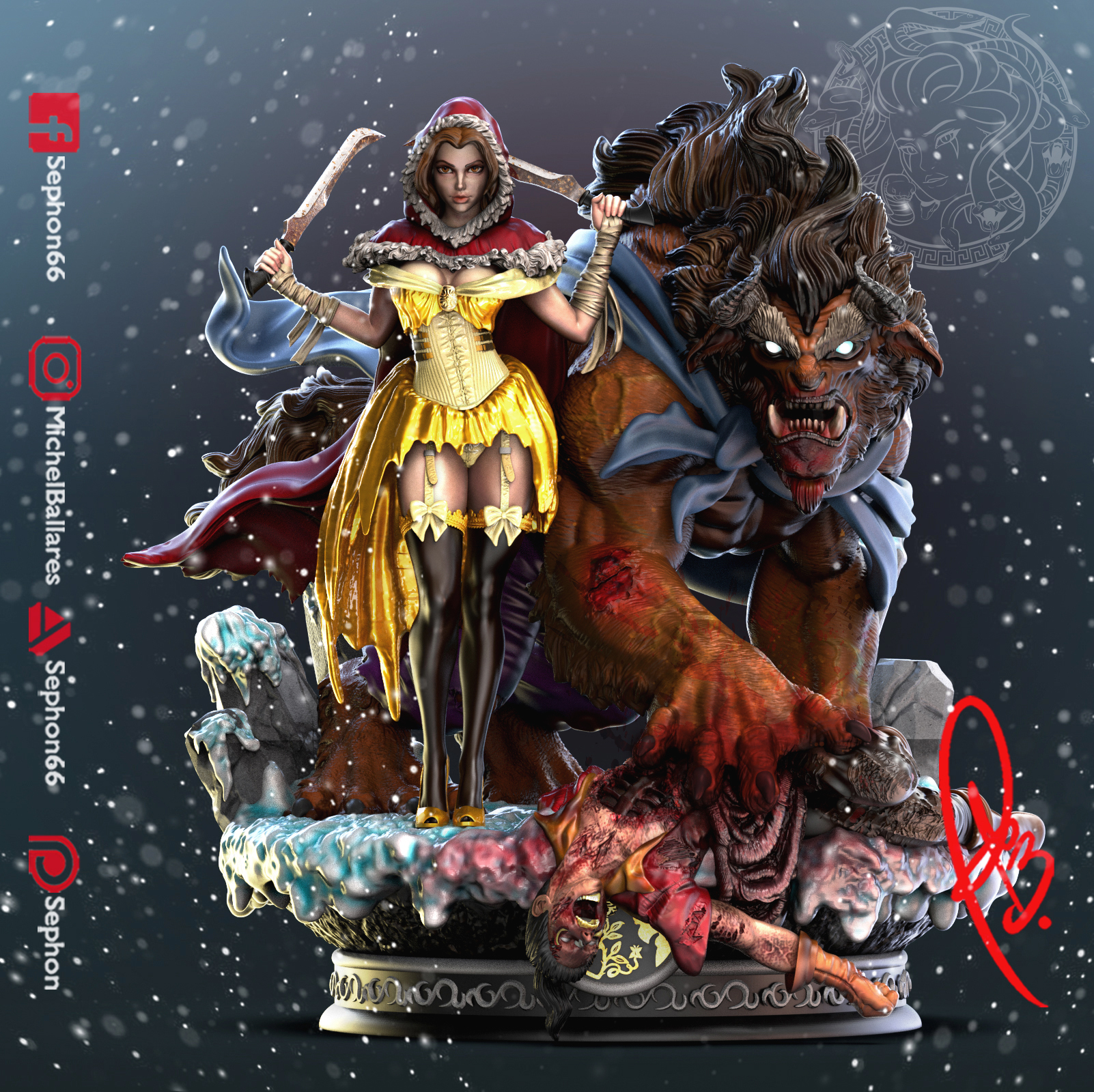 Horror Beauty and the Beast