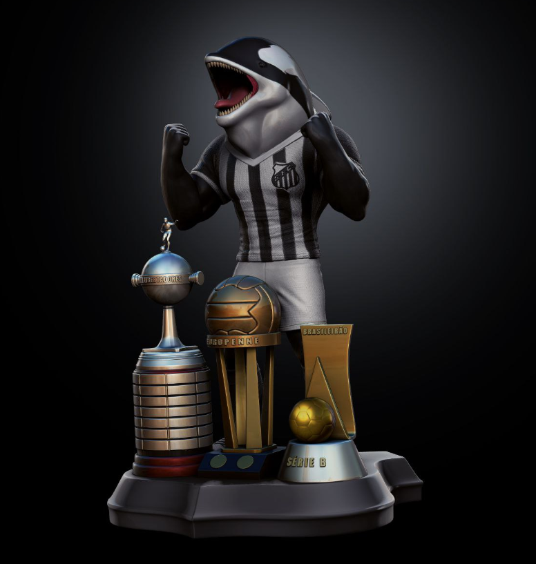 MASCOTE ORCA SANTOS