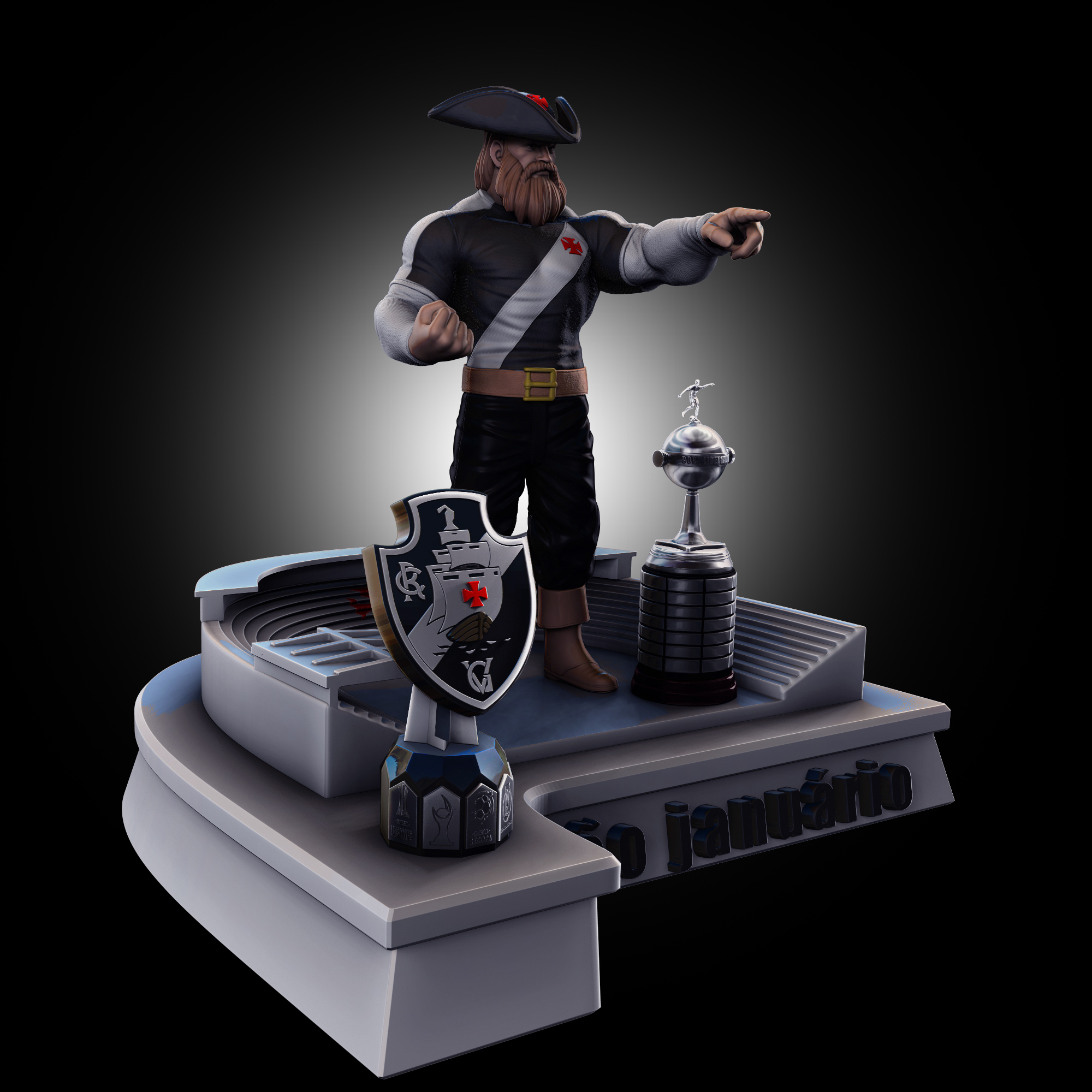 MASCOTE VASCO 13 ALMIRANTE