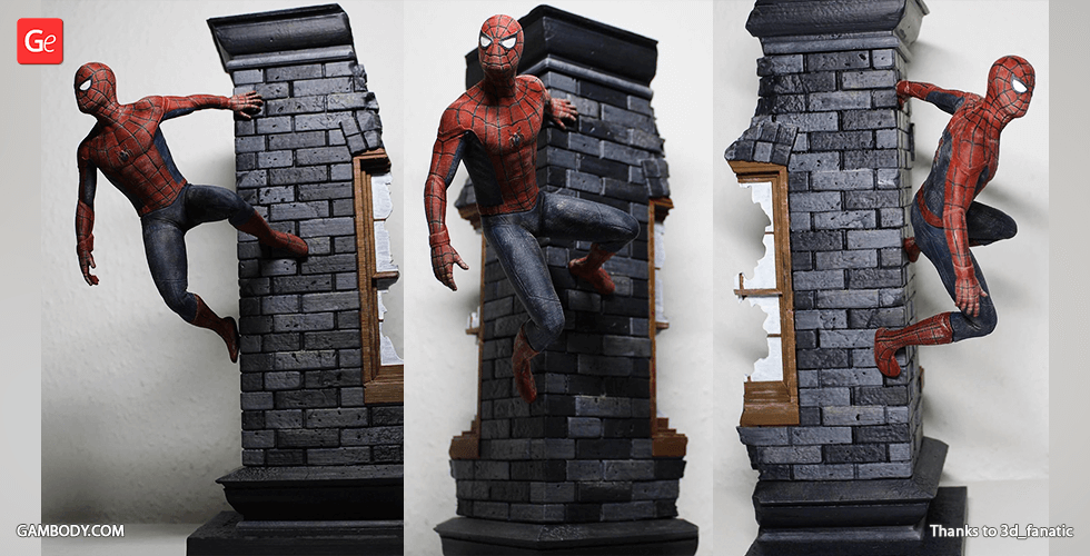 Spiderman Diorama Wall - Gambody