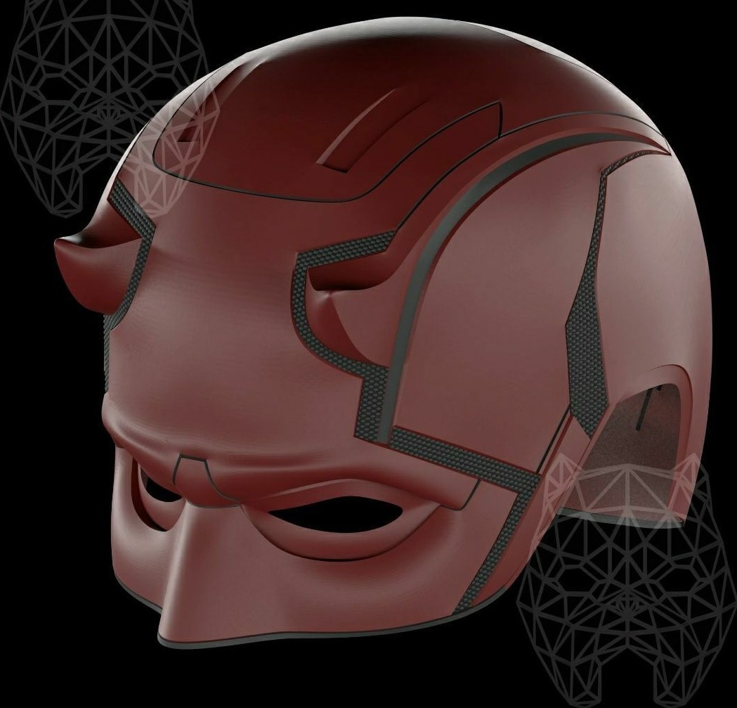 Daredevil 3d Printable Helmet