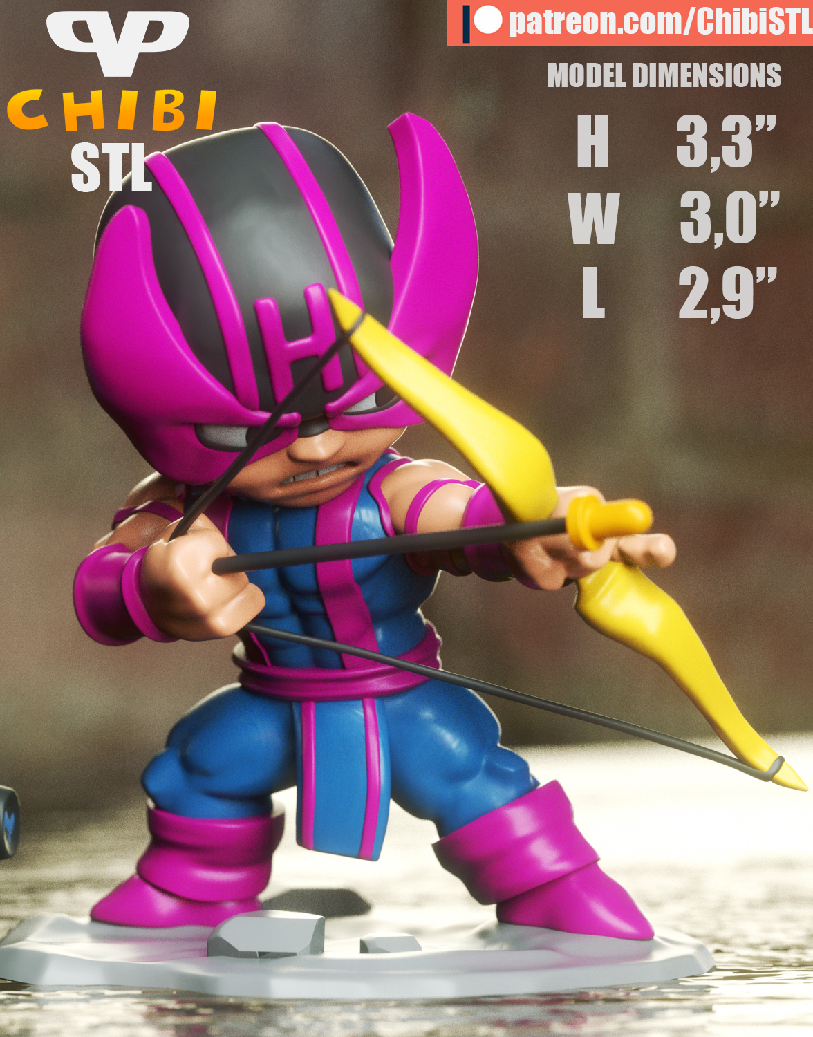 Hawkeye Chibi