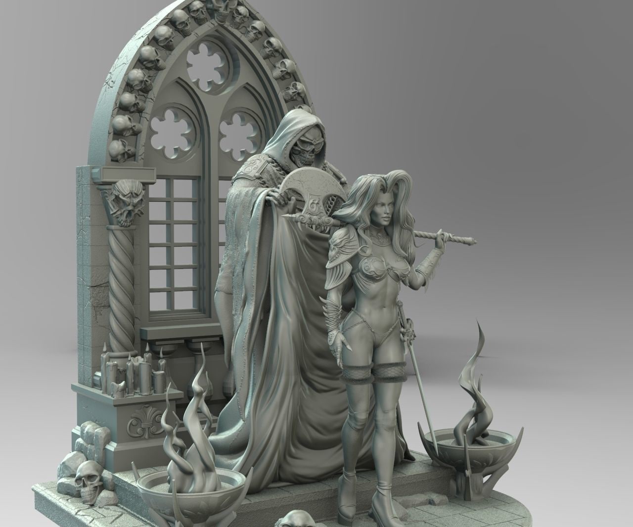 Lady Death Diorama