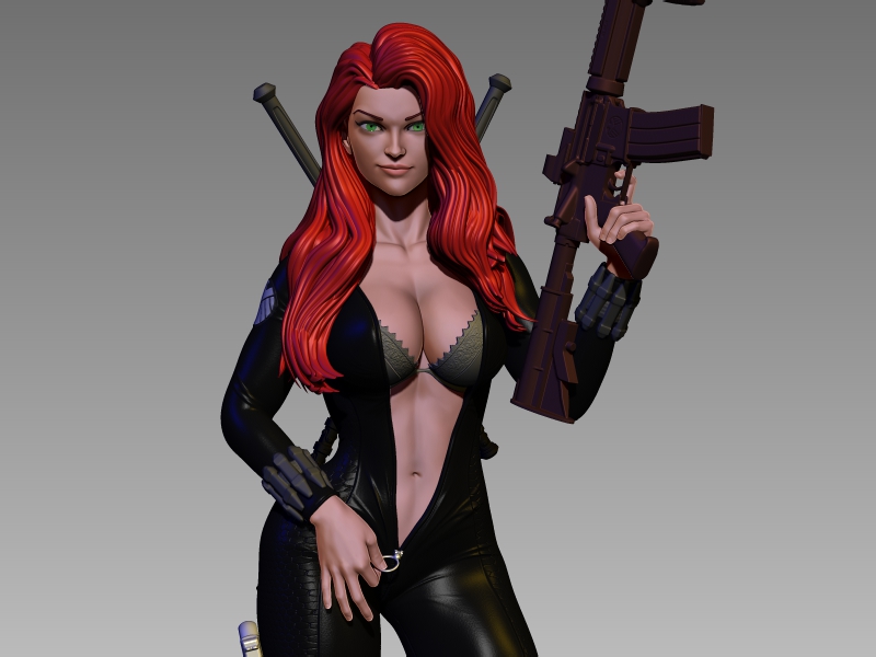 Black widow SPECIAL STL