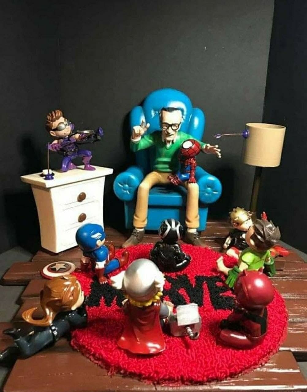 Stan Lee and kids