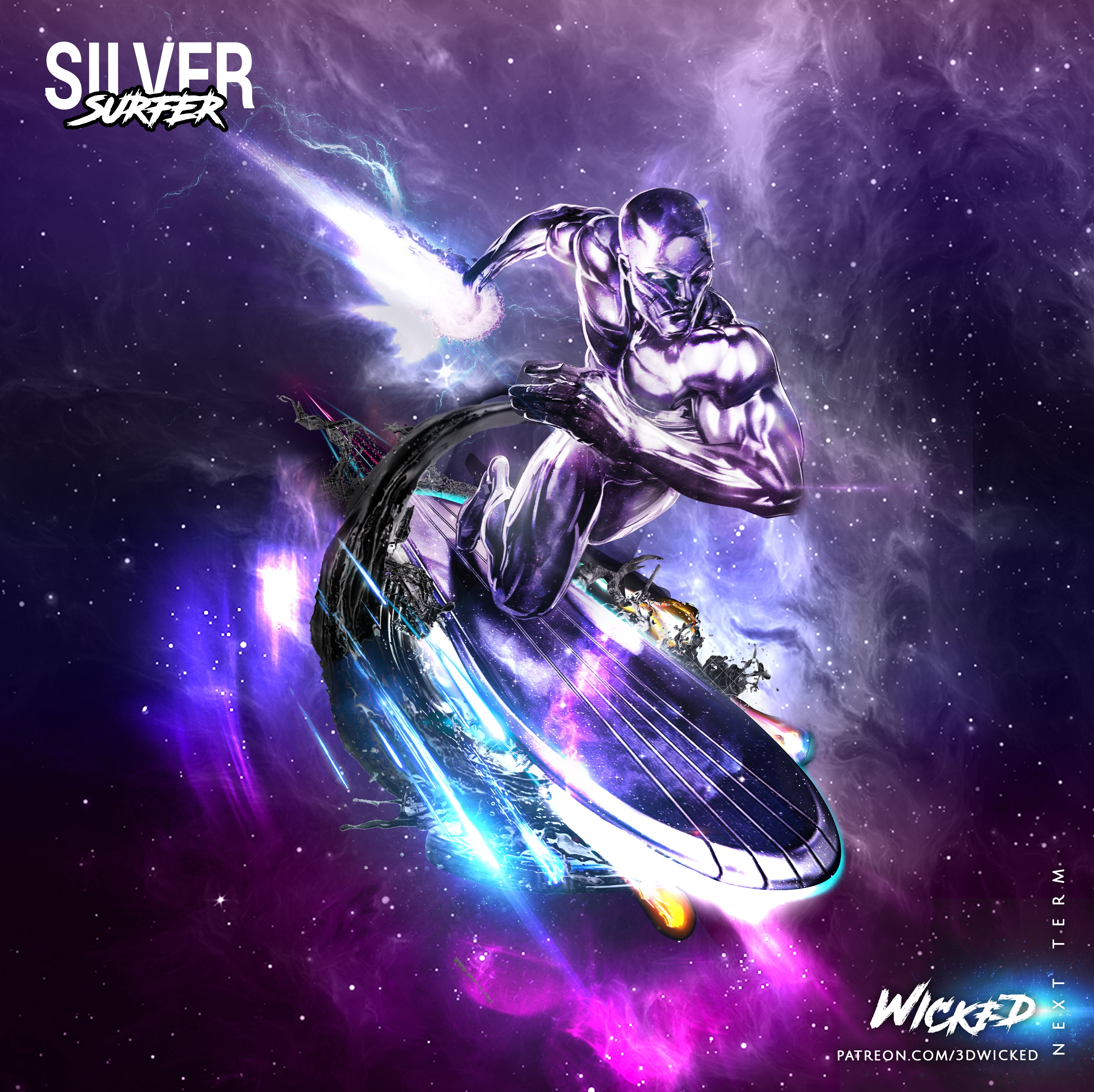 WICKED - Silver Surfer Bust