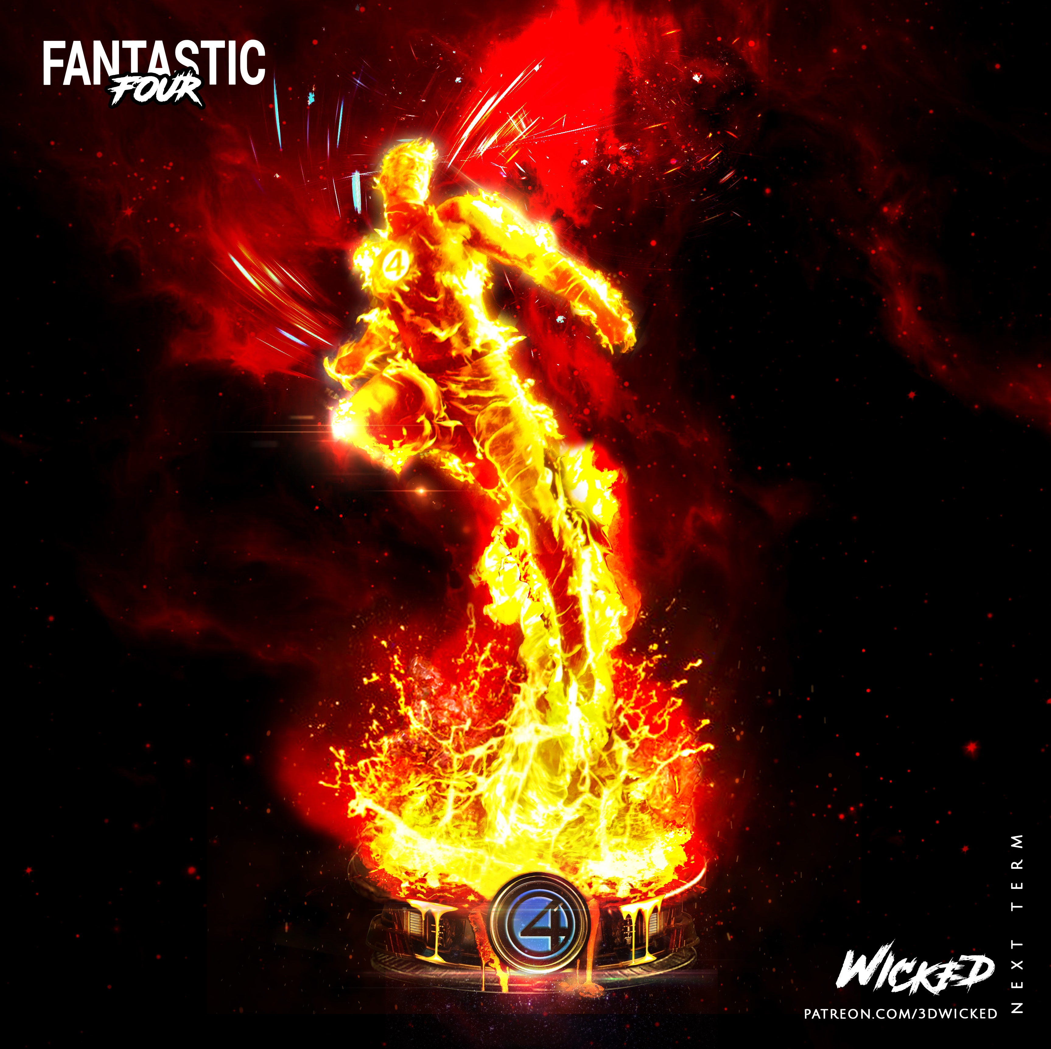 Johnny Storm - 3DWICKED