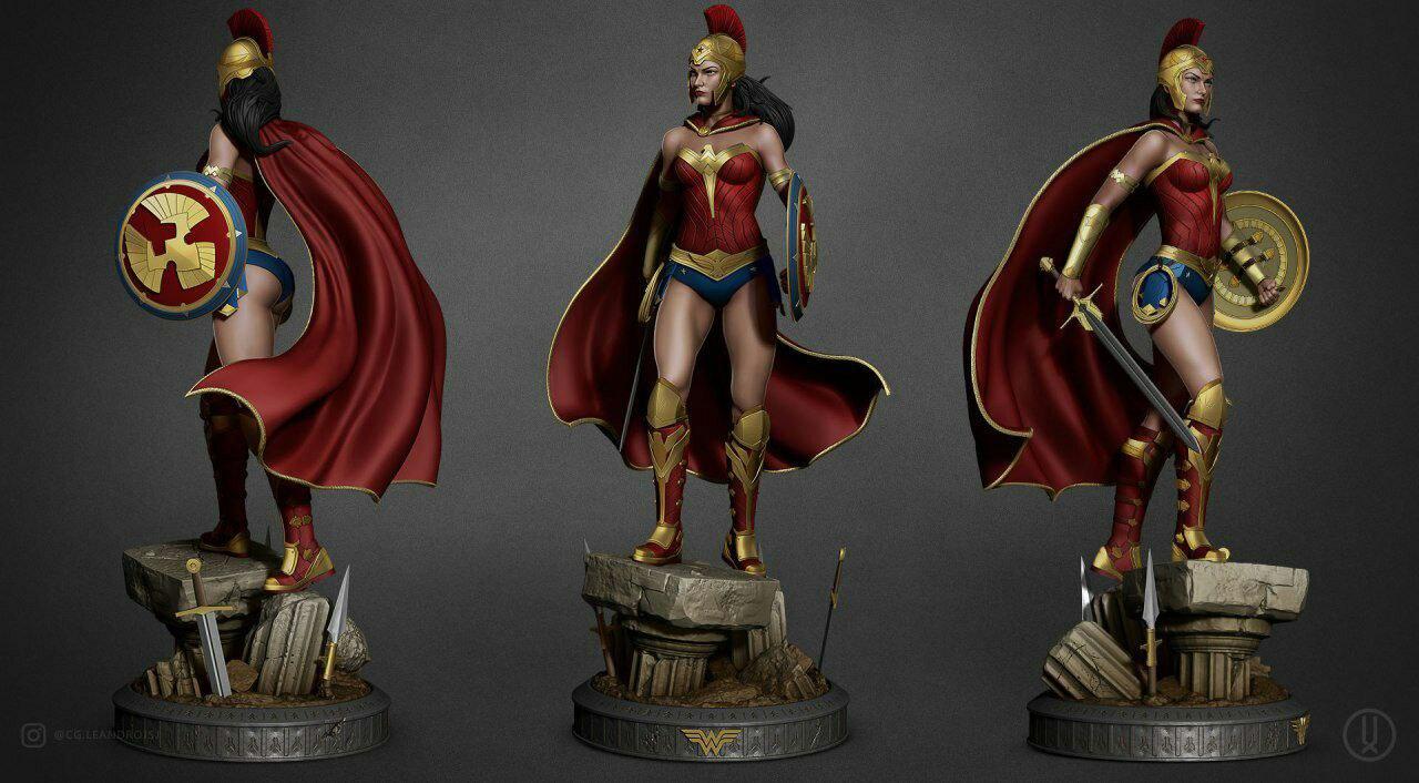 wonder woman cgtrader
