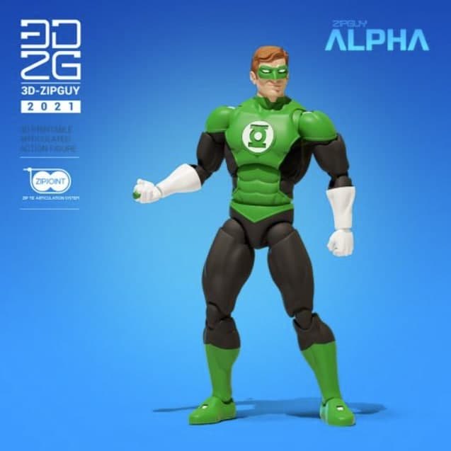 green lantern action figure